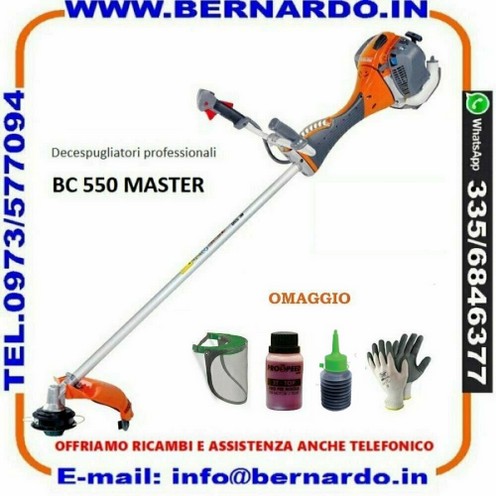 DECESPUGLIATORE OLEO-MAC BC 550 MASTER(EFCO DS5500) 3,3 HP - 2,4 kW/52,5 cm³ .